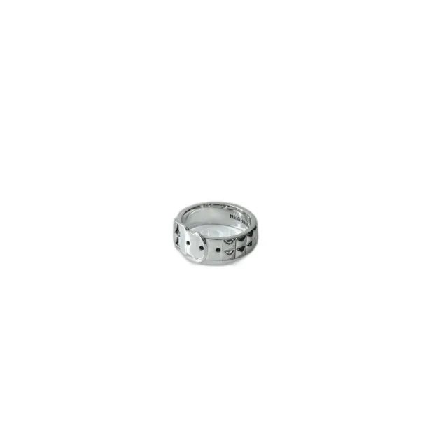 19号 NEIGHBORHOOD SILVER STUDS BELT RING NEIGHBORHOOD】Neighborhood Silver Studs Belt Ring 925 鉚釘純銀戒指