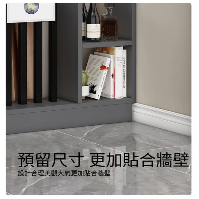 輕奢玄關櫃 客廳屏風 玄關隔斷櫃 多功能酒櫃 儲物櫃(80長202高 穩固結實/加固鋼管)