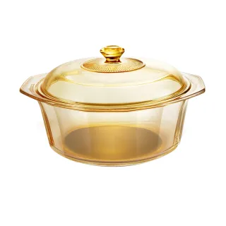 【CorelleBrands 康寧餐具】4.1L晶磁透明鍋IH爐可用