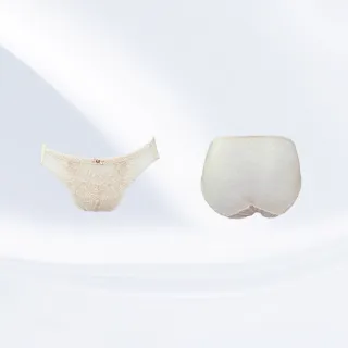 【Swear 思薇爾】撩波芙花春漾系列M-XL蕾絲低腰三角女內褲(雅漾膚)