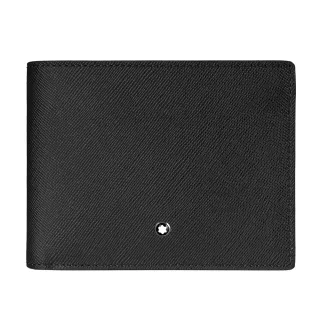 【MONTBLANC 萬寶龍】匠心系列 6 卡牛皮短夾 130315 (本 月 促 銷)