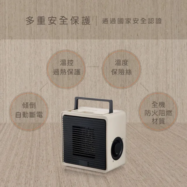 【KINYO】瞬熱陶瓷電暖器(保暖必備 EH-55MT)