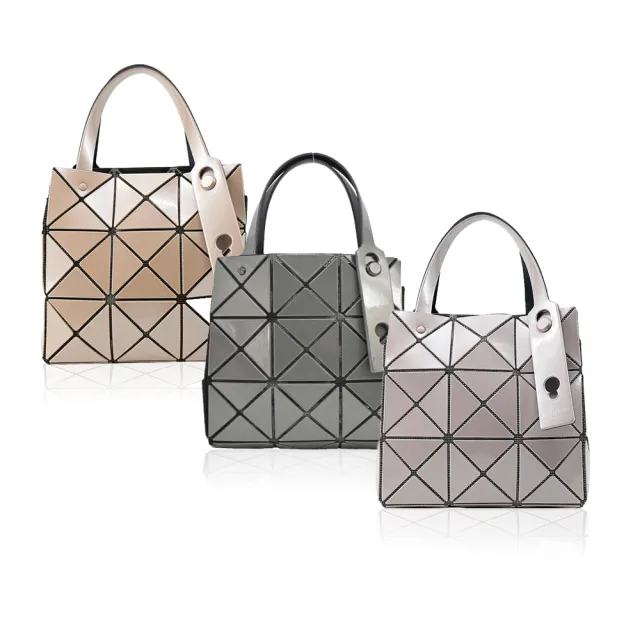 【ISSEY MIYAKE 三宅一生】3X3金屬光迷你手提包(多色選)