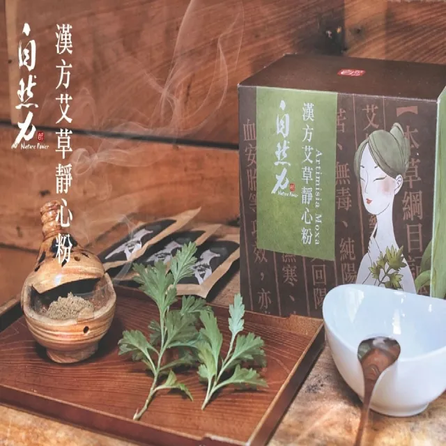 【TEAPOWER 茶寶】漢方靜心艾草粉/一盒20包/共5盒(自然力 艾草 淨化 開運 安定)