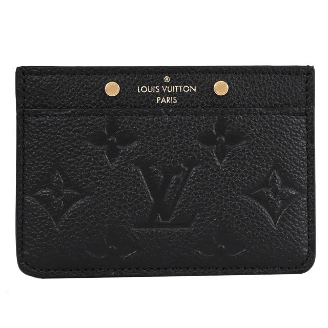 LV LOUIS VUITTON路易威登 M69171 Empreinte 壓花牛皮卡片套 全新 LOUIS VUITTON 路易威登 M69171 Empreinte 黑色壓花牛皮名片夾,外層為高階牛皮,具備2個外部夾層,設計簡約大方,適合男女使用,來自歐洲專櫃,附原廠紙盒、防塵袋及專櫃購買證明影本,品質保證,經典法國製造。