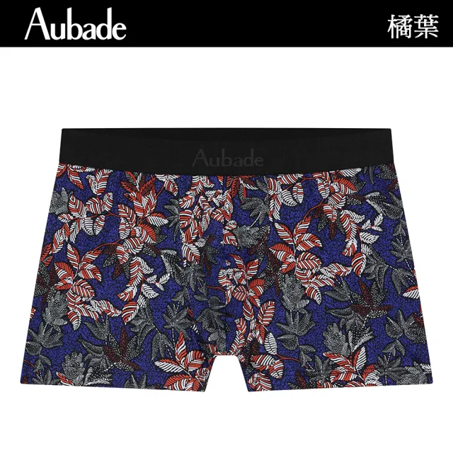【Aubade】長版頂級莫代爾棉 彈性四角男褲 平口褲(2025-M多款)