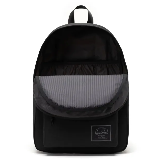 【Herschel】Classic XL 特大 黑色 全黑 帆布 防潑水 尼龍內裡 可放水壺 大容量 書包 男女