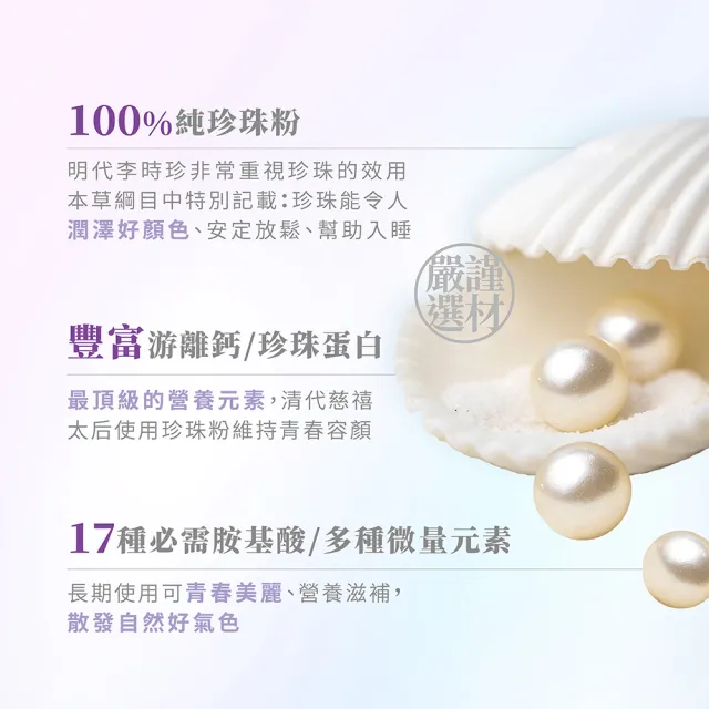 【華陀扶元堂】近微米細目珍珠粉6盒-新品上市(30包/盒-100%天然珍珠/游離鈣)中秋禮盒
