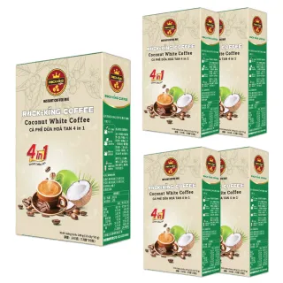 【ROCK-KING】越南悶蒸萃取椰子咖啡醇享組(5盒入)