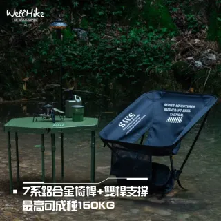 【WELLHIKE 玩客】wellhike SWS月亮椅(野跡椅 露營椅 折疊椅 太空椅 摺疊椅 戰術椅 戶外椅 導演椅)