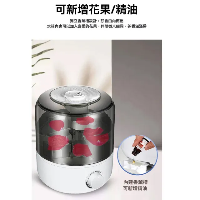 Loha 樂活家 超聲波加濕器(大霧量 水氧機 水霧機 噴霧機 桌上型加濕器 大容量霧化器)