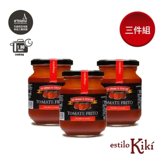 義式番茄紅醬300gx3入組(每罐內含1kg新鮮蕃茄)贈歐嘉職人25mlx3入