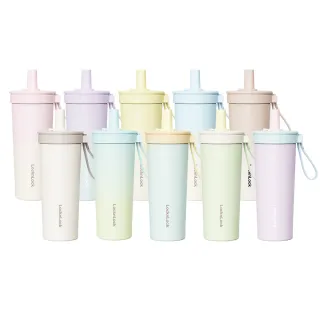 【LocknLock 樂扣樂扣】官方直營 嚼對FUN飲不鏽鋼吸管杯 720ml(保溫杯/316L不鏽鋼/大容量/多色任選)