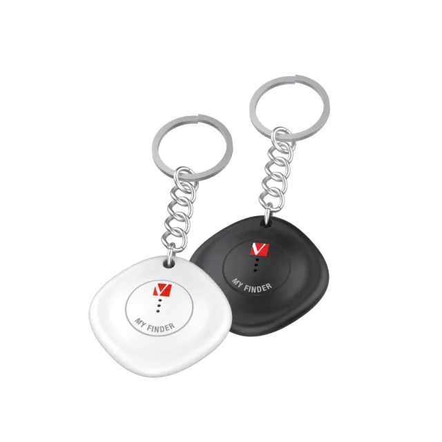 【Verbatim 威寶】MyFinder Tracker 藍牙追蹤器 2入裝 黑白組(MyFinder 藍牙防丟器 追蹤器 Tracker)