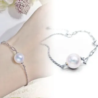 【BRILLMOND】正日本 AKOYA 天然海水珍珠 手鍊多款選(6-6.5MM珍珠)