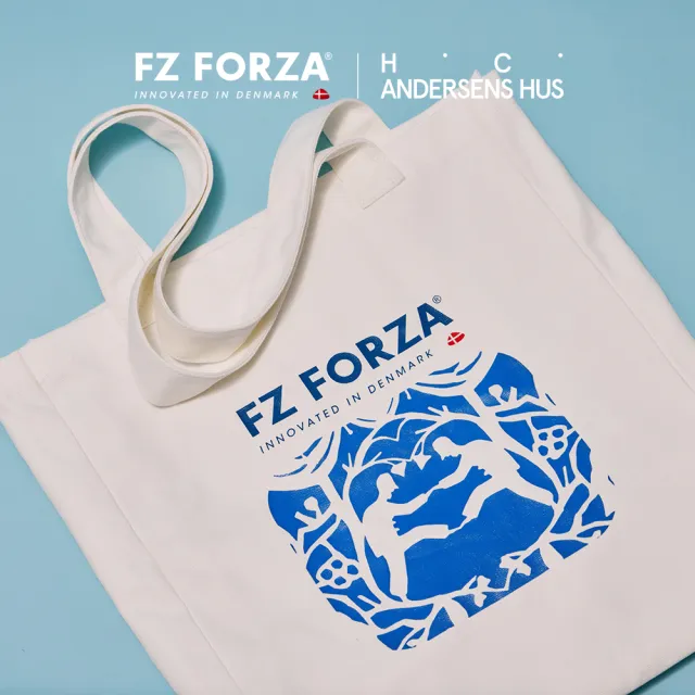 【FZ FORZA】安徒生博物館聯名帆布袋(FZ_Canvas Tote Bag HCA L 象牙白)