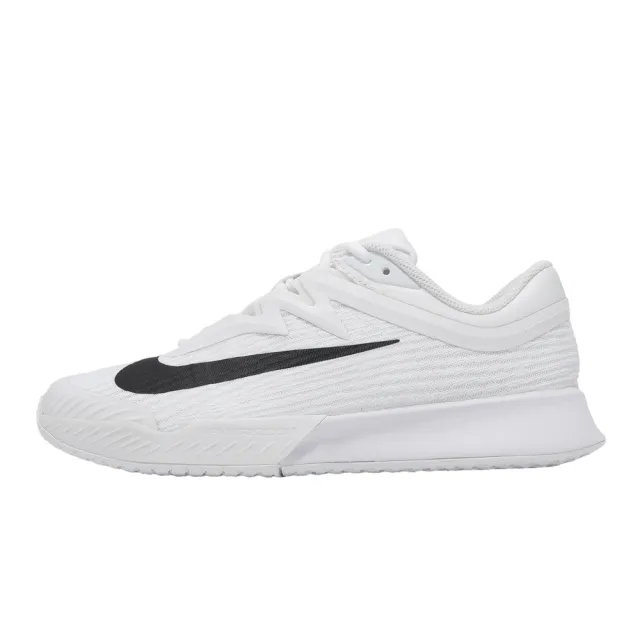 【NIKE 耐吉】硬地網球鞋 Wmns Zoom Vapor Pro 3 HC 女鞋 匹克球 男鞋 匹克球 白 黑 支撐 運動鞋(FZ2158-10