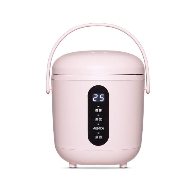 【CLAIRE】Mini Cooker 電子鍋-蜜桃粉_1.8mm厚釜內鍋(CKS-B030P)