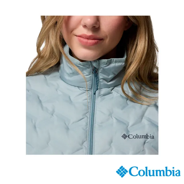 【Columbia 哥倫比亞】女款-保暖防潑羽絨外套-Delta Ridge™ -薄暮藍(UWR51730DE/JF)