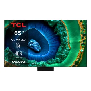 【TCL】65型 4K QD Mini LED 144HZ Google TV 量子智能連網液晶顯示器-基本安裝(65C855)