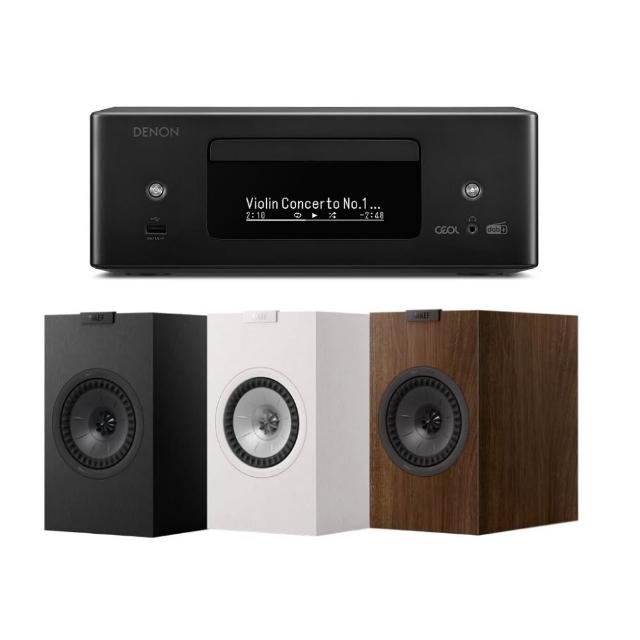 【KEF】KEF 英國 書架 HiFi 揚聲器 + Denon 天龍 網路/CD綜合擴大機(Q1 Meta + RCD-N12)
