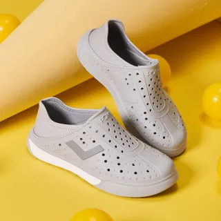 【PONY】男女 防水 拖鞋 洞洞鞋 雨鞋 水鞋 質感大地色-三色(ENJOY 戶外水鞋)