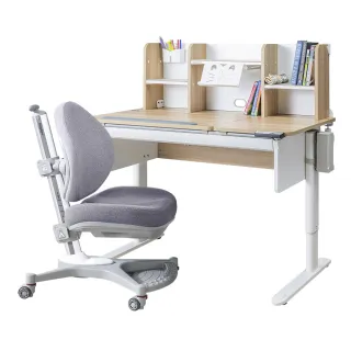 【SingBee 欣美】寬120cm 電動兒童書桌CB-502&510+138+SB-ET(coobee L板桌 成長桌椅 兒童書桌椅 升降桌)