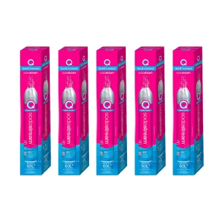 【Sodastream-全新鋼瓶】CO2全新快扣鋼瓶425g-5入組(僅適用快扣機種)