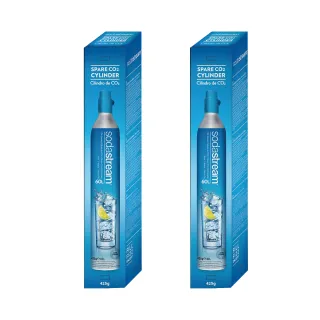 【Sodastream】CO2全新旋轉鋼瓶425g-2入組(僅適用旋轉機種)