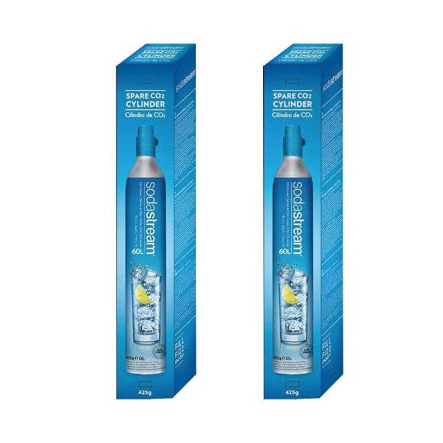 【Sodastream】CO2全新旋轉鋼瓶425g-2入組(僅適用旋轉機種)