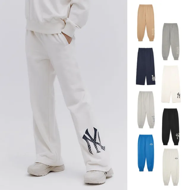 【MLB】大Logo運動褲 休閒長褲 Monogram系列 道奇/紅襪/洋基隊(3APTB0736/3APTM0234-多款任選)