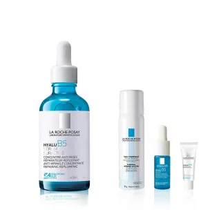 【理膚寶水】極效B5彈潤超修復精華 重量版50ml 年度限定組C(B5小藍瓶)