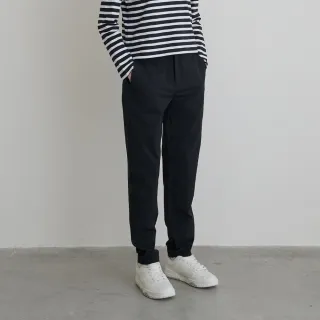 【GIORDANO 佐丹奴】女裝彈力卡其長褲 City Wander系列(09 標誌黑)