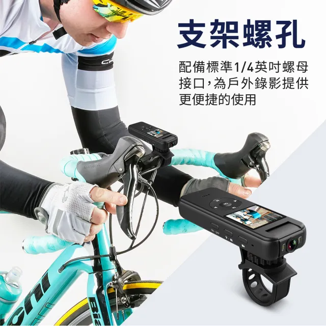 【JINPEI 錦沛】真4K解析度、APP、旋轉鏡頭、自行車錄影、針孔微型攝影機、密錄器(無記憶卡)