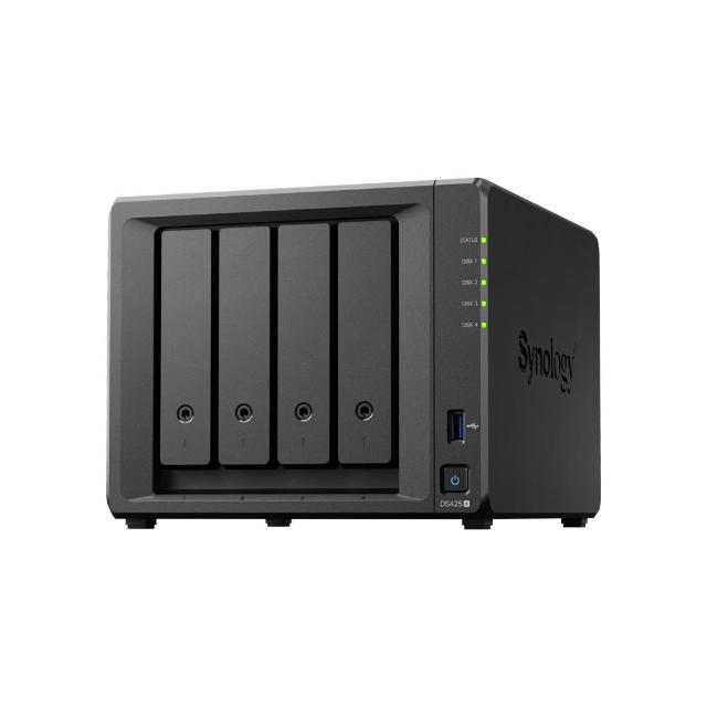 【Synology 群暉科技】UPS組搭12TBx2★DS425+ 4Bay NAS 網路儲存伺服器(Intel/2GB)
