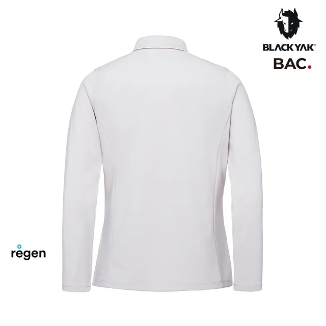【BLACKYAK】女 BASE長袖POLO衫[兩色可選]BYEB2WC301(秋冬 POLO 休閒上衣 運動 長袖上衣)