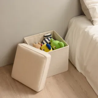 【Gudee 好迪家居】ALFIO 收納椅凳(折疊收納籃 收納箱 置物箱)