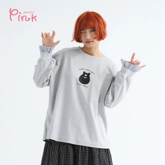 【PINK NEW GIRL】台灣熊讚逗趣T恤 Z2309BC(2色)