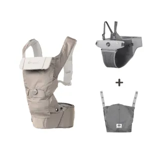 【hugpapa】DIAL-FIT PRO 韓國透氣減壓背帶+攜帶式餐椅固定帶(寶寶出遊必備溜娃神器)