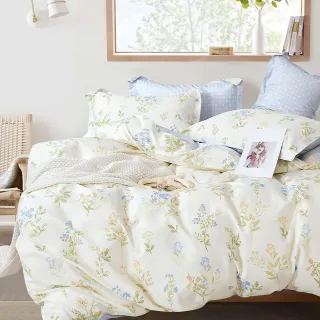 【DUYAN 竹漾】純棉 單人薄被套 台灣製 多款任選 4.5x6.5(純棉被套 單人被套)