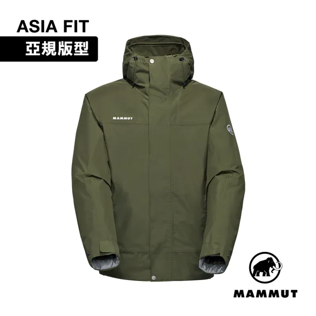 【Mammut 長毛象】Treeline HS Thermo Hooded AF GTX防水羽絨保暖連帽外套 深沼澤綠 男款 #1010-32220