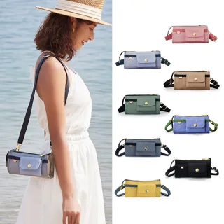 【satana】Soldier 長夾斜背包/多隔層斜肩包/防盜包(多色可選)