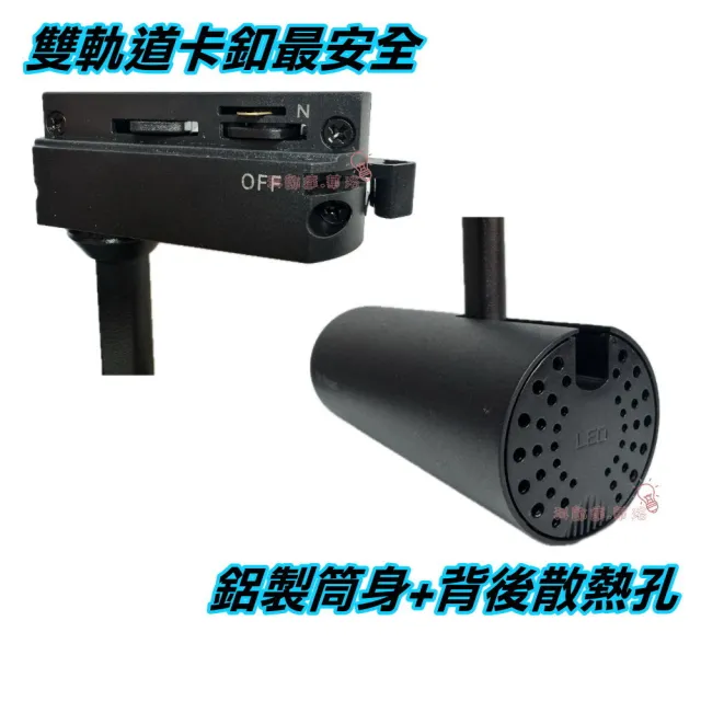 【亮博士】5入組 LED 12W軌道燈 防眩設計(CNS國家認證)