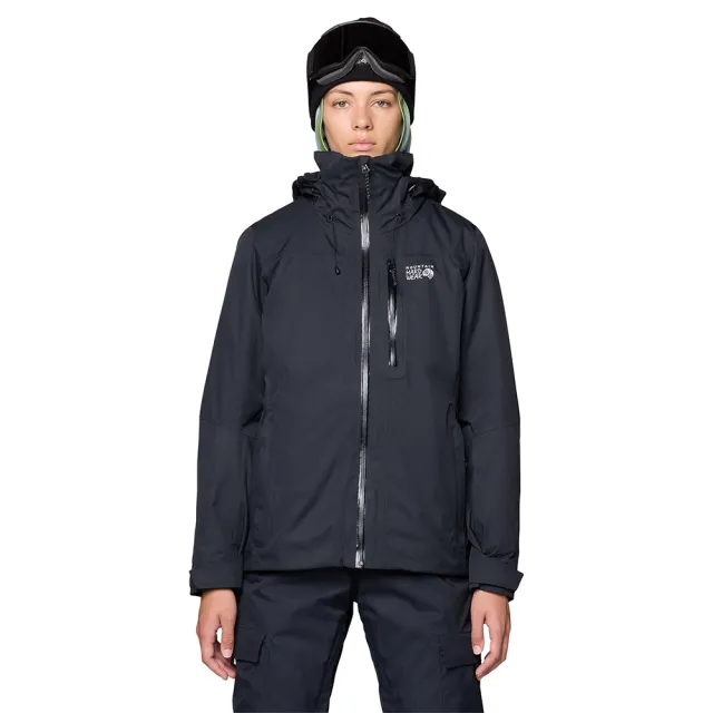 【Mountain Hardwear】Firefall™ Trifecta Jacket  兩件式防水化纖連帽外套 女款 黑色 #2134751