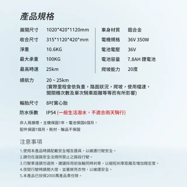 【非常G車】AX85 8吋實心防爆胎 LED智能摺疊 電動滑板車