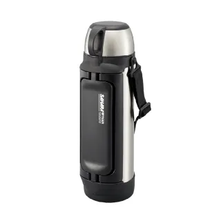 【TIGER虎牌】大容量廣口雙層不鏽鋼保溫瓶 2000ml(MHK-A200 手提型/戶外登山)