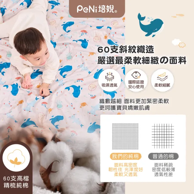 【PeNi 培婗】精梳棉大尺寸荳荳毯150x200cm 安心豆毯(萬用毯 被毯 雙人床蓋毯)