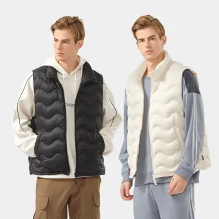 【Hang Ten】男裝-恆溫多功能-無縫石墨烯羽絨防輕潑水抗菌除臭蓄熱背心(多色選)