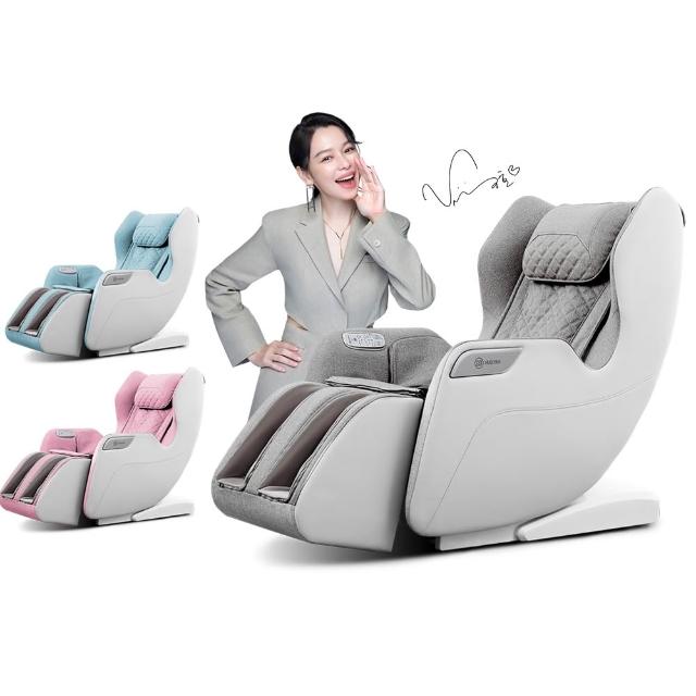  輝葉 HY-3068A 按摩椅，中國製造的優質家用按摩產品，提供揉捏式按摩，涵蓋臀部、背部、肩部、小腿、大腿、腰部及足底多部位舒緩。尺寸134.5x96.6x62.3cm，重量僅48KG，110W功率插電式設計，配無線遙控器操作簡單。顏色選擇嬰兒藍、甜丁香粉、極致灰，1年保固，BSMI R32600認證，個人衛生用品適用，完美結合舒適與實用。 