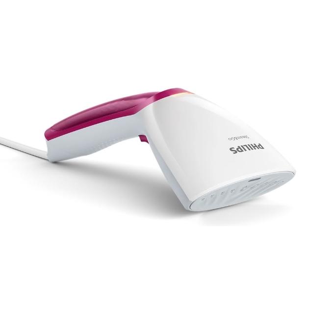 PHILIPS飛利浦 GC350 PHILIPS飛利浦 GC350 掛燙機,專為高效除皺設計,配備加大噴頭,提供強勁蒸汽輸出,水箱容量1L以下,適合日常衣物保養。1000W功率快速加熱,110V電壓適用臺灣地區,BSMI認證R3D904安全保障,1年保固,中國製造。包裝尺寸38 x 12.8 x 15 cm,輕巧便攜,還附贈衣物防塵套,完美保護您的衣櫥。